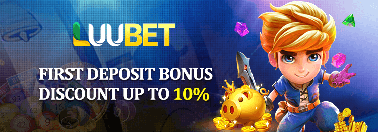 In Luubet First deposit bonus discount up to 10%